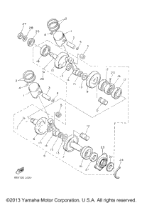 Crankshaft. Piston