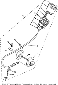 Speedometer Kit (Alternate Parts) Br250f - G