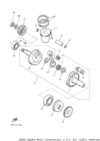 Crankshaft. Piston