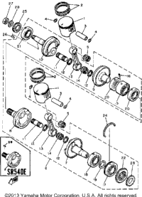 Crankshaft - Piston Sr540d-E
