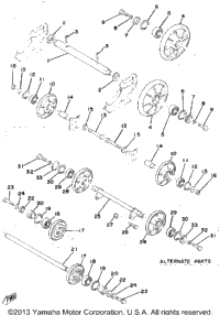 Rear Axle - Wheel