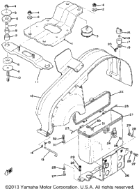 Engine Bracket - Luggage Box