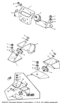 Engine Bracket Sr540d-E-F