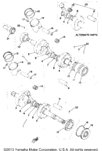 Crank - Piston