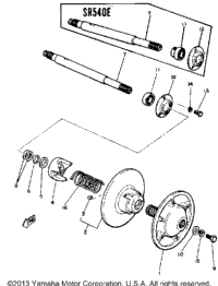 Secondary Sheave Sr540de