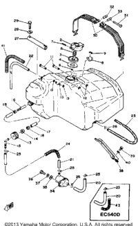Fuel Tank Ec540c - D