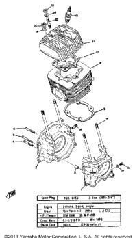 Crankcase - Cylinder - Cylinder Head Sl292c