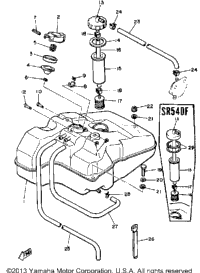 Fuel Tank Sr540d-E-F