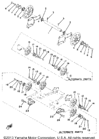 Rear Axle - Wheel