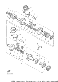 Crankshaft. Piston