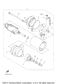 Alternate St Motor Assy
