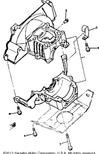 Crankcase Br250f - G