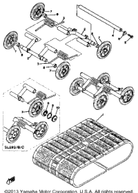 Track Suspension Wheel Sl292 - B - C