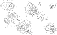 Clutch/V-Belt/Magneto Cover Assembly