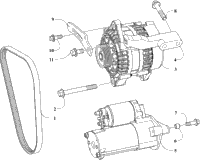 Starter And Alternator Assembly