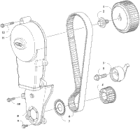 Timing Belt And Cover Assembly