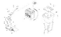 Battery And Starter Motor Assembly