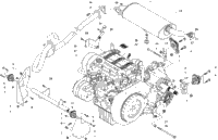 Engine And Exhaust Assembly