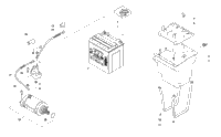 Battery And Starter Motor Assembly (Ser. # 302246 And Below)