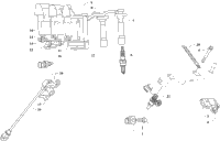 Fuel Rail, Coils, And Sensors