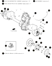 Rear Axle Differential Assembly