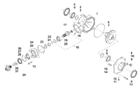 Rear Drive Gearcase Assembly