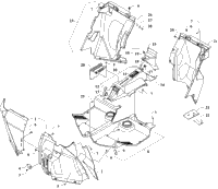 Console And Floor Panel Assembly