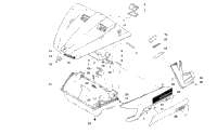 Hood/Front Storage And Side Panel Assembly