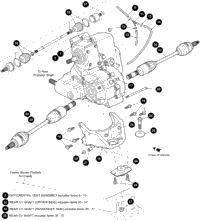 Rear Drive Gearcase/Axles