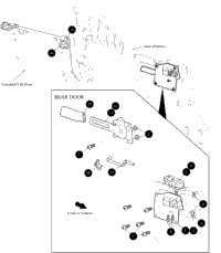 Door Latch - Rear Door