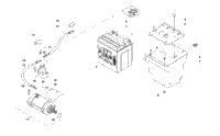 Battery And Starter Motor Assembly