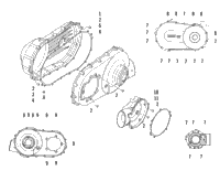 Clutch Side Engine Covers