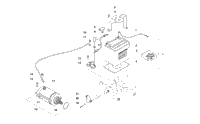 Battery And Starter Motor Assembly