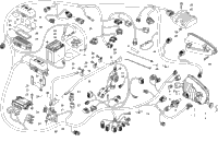 Wire Harness And Related (Ser # 300100 And Below)