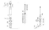 Rear Suspension Shock Absorber Assembly