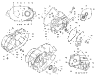 Clutch/Drive Belt/Magneto Cover Assembly