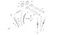 Camshaft, Chain, And Valve Assembly