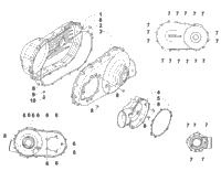 Clutch Side Engine Covers