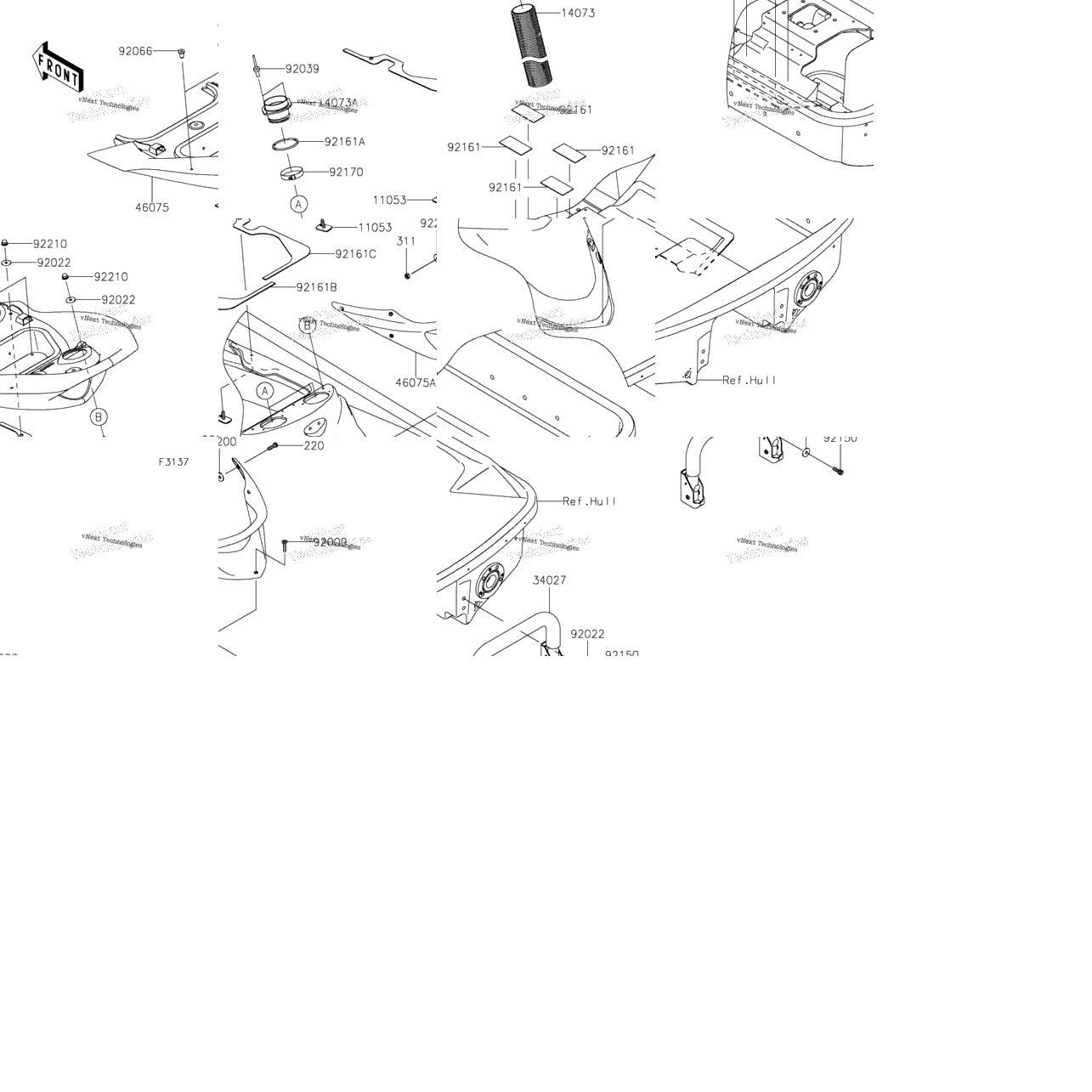 Hull Rear Fittings