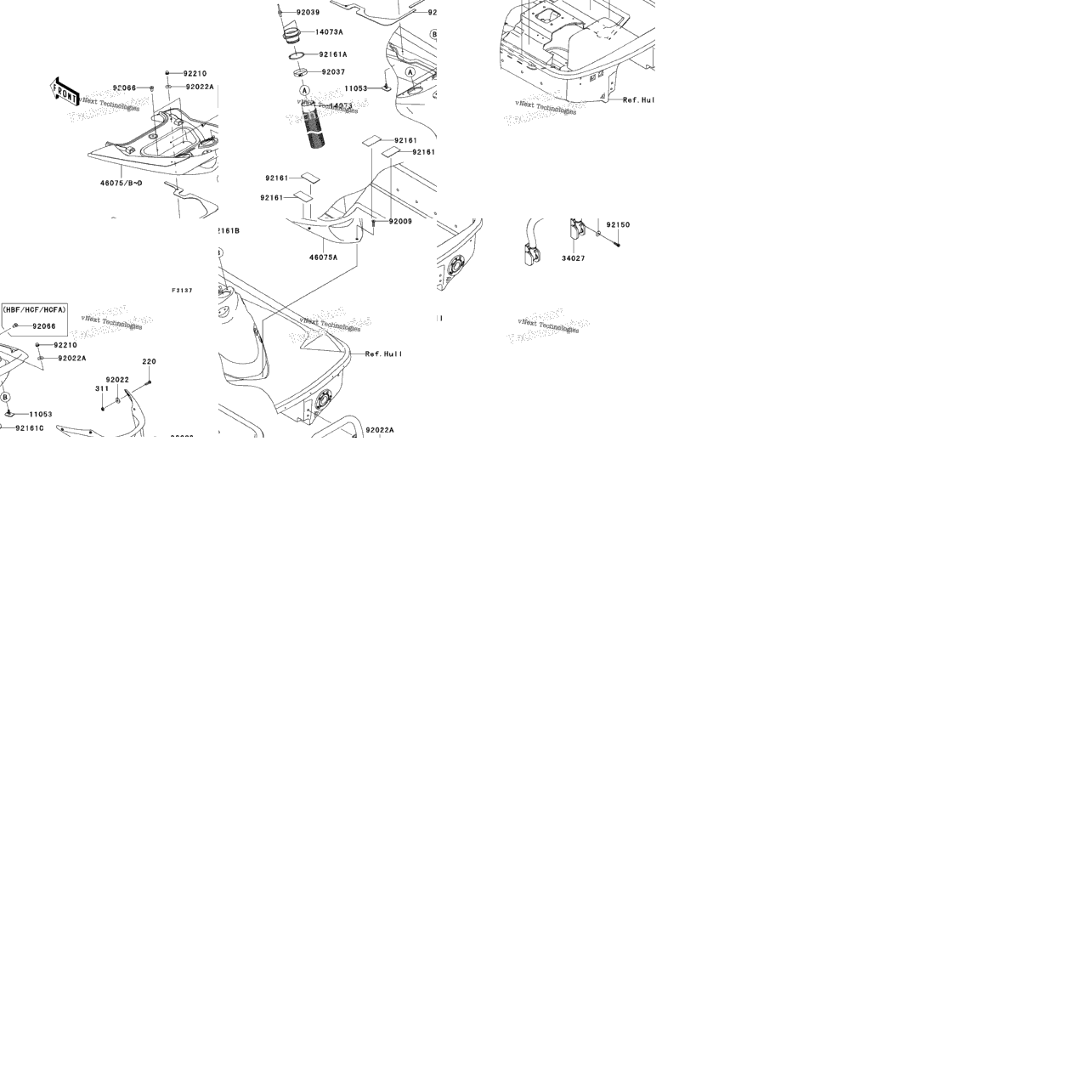 Hull Rear Fittings