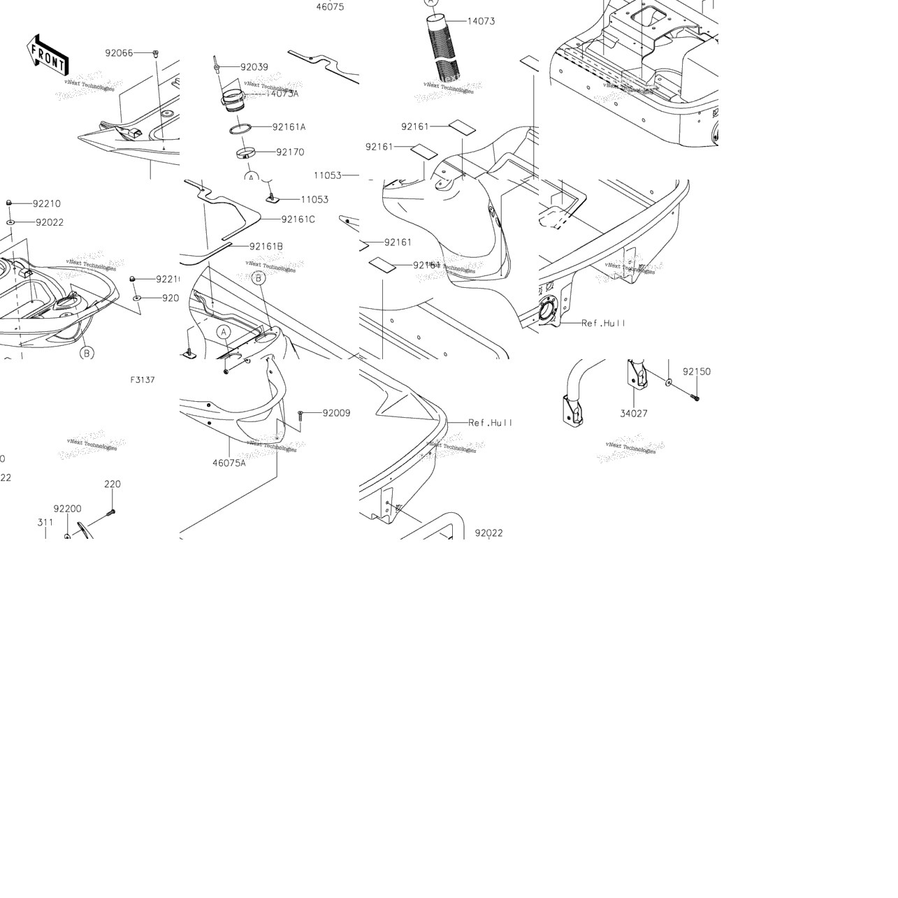 Hull Rear Fittings