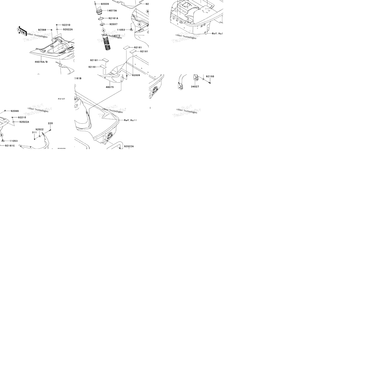 Hull Rear Fittings