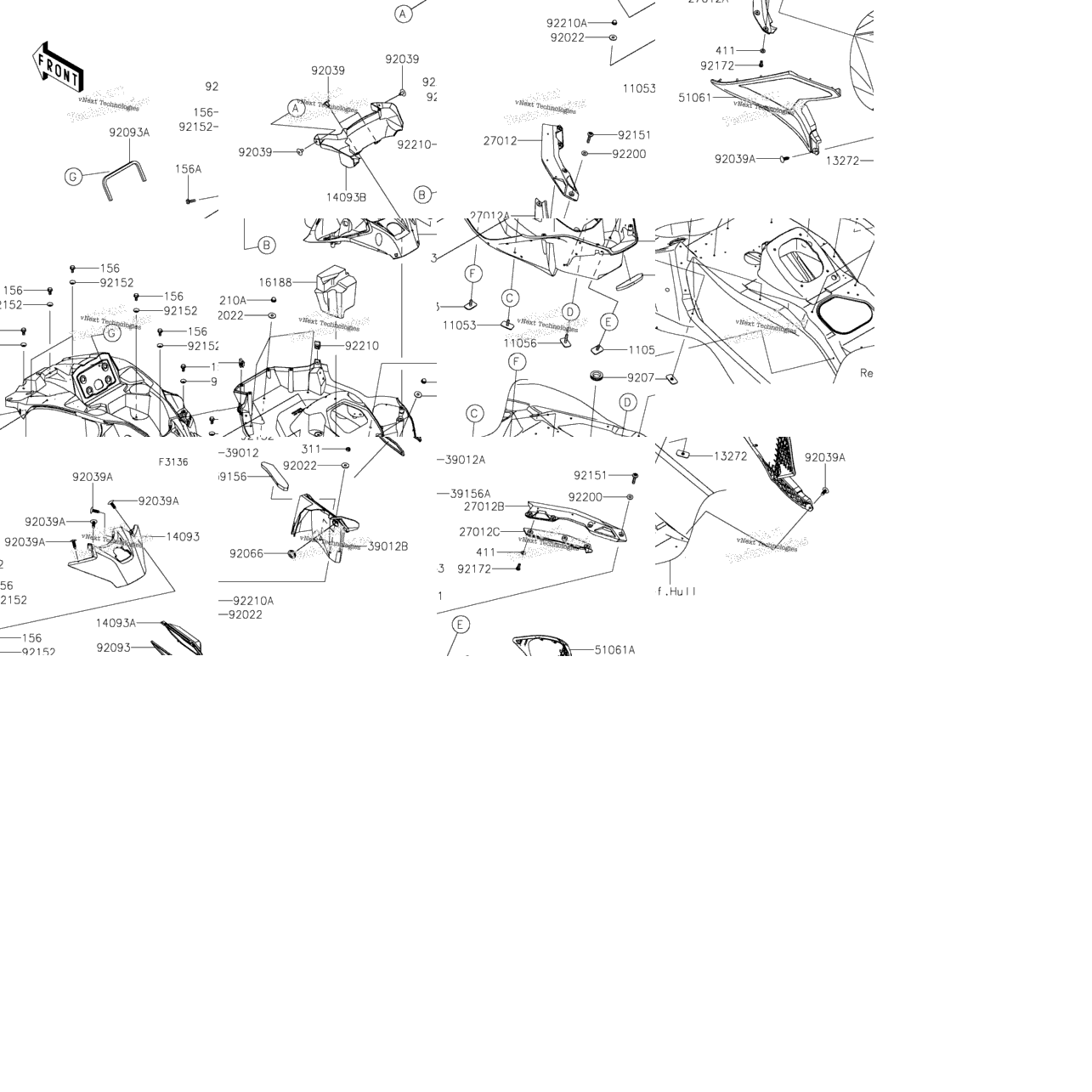 Hull Middle Fittings