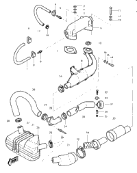 Muffler ('82-'83 Js440-A6/A7)