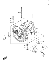 Crankcase ('82-'83 Js440-A6/A7)