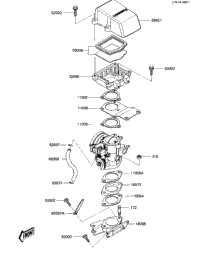 Flame Arrester/Carburetor Brackets