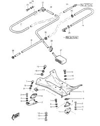 Engine Mount/Cooling & Bilge ('84-'86 Js