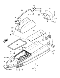 Hull/Engine Hood (Js440-A11/A12/A13)