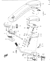 Handle Pole/Switches (Js550-A3/A4)