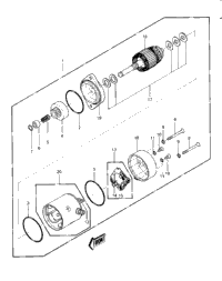 Starter Motor ('82-'83 Js440-A6/A7)